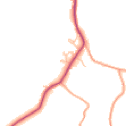 Daytime road noise heatmap for HR9 5RY