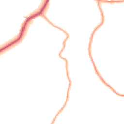 Daytime road noise heatmap for HR9 5SD