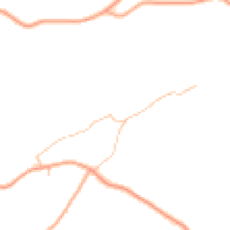 Daytime road noise heatmap for HR9 5SP