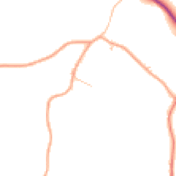 Daytime road noise heatmap for HR9 5TB