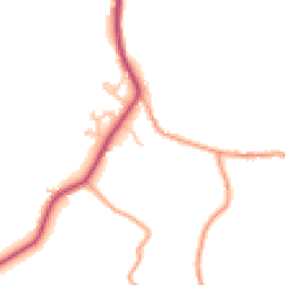 Daytime road noise heatmap for HR9 5WG
