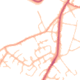 Daytime road noise heatmap for HR9 5XB