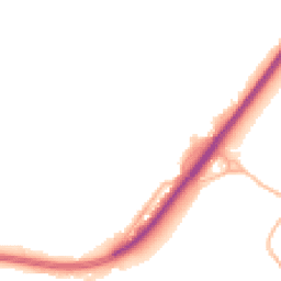 Night-time road noise heatmap for HR9 6BT