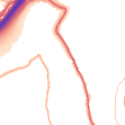Daytime road noise heatmap for HR9 6BW