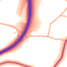 Daytime road noise heatmap for HR9 6FF