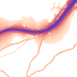 Daytime road noise heatmap for HR9 6FJ