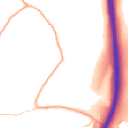 Daytime road noise heatmap for HR9 6HF