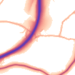 Daytime road noise heatmap for HR9 6JB