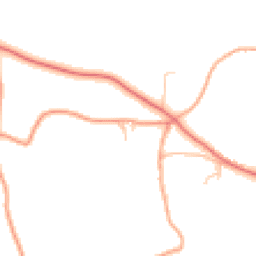 Daytime road noise heatmap for HR9 6ND