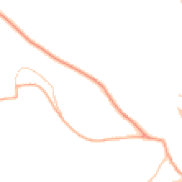 Daytime road noise heatmap for HR9 6PX