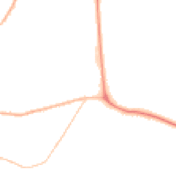 Night-time road noise heatmap for HR9 7DX