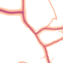 Daytime road noise heatmap for HR9 7JY