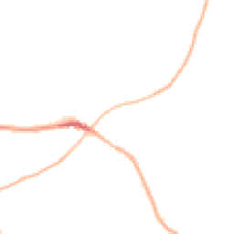 Night-time road noise heatmap for HR9 7LA