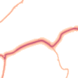 Daytime road noise heatmap for HR9 7LP