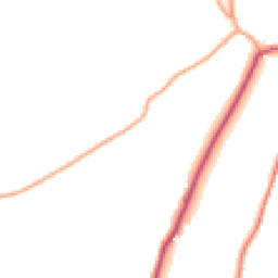 Daytime road noise heatmap for HR9 7LT