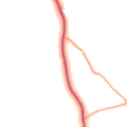 Daytime road noise heatmap for HR9 7LY
