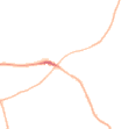 Night-time road noise heatmap for HR9 7LZ
