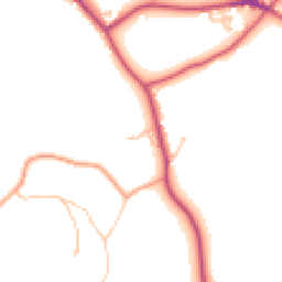 Daytime road noise heatmap for HR9 7NB