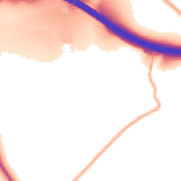 Daytime road noise heatmap for HR9 7SB