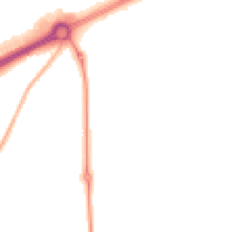 Night-time road noise heatmap for HR9 7WP