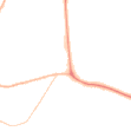 Night-time road noise heatmap for HR9 7XP