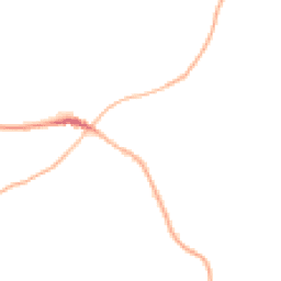 Night-time road noise heatmap for HR9 7YW