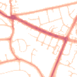 Daytime road noise heatmap for HU10 6AA