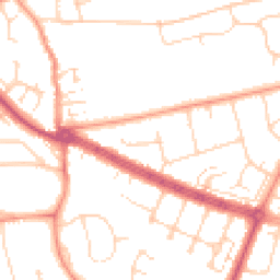 Daytime road noise heatmap for HU10 6AF