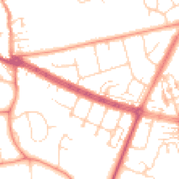 Daytime road noise heatmap for HU10 6AH