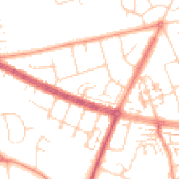Daytime road noise heatmap for HU10 6AJ