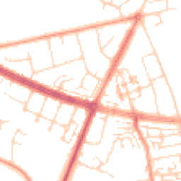 Daytime road noise heatmap for HU10 6AT
