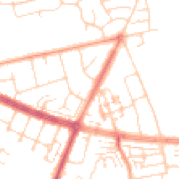 Daytime road noise heatmap for HU10 6AX
