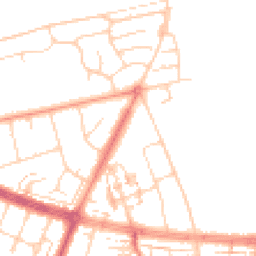 Daytime road noise heatmap for HU10 6AZ