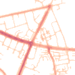 Daytime road noise heatmap for HU10 6BB