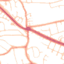 Daytime road noise heatmap for HU10 6BN