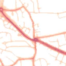 Daytime road noise heatmap for HU10 6BP