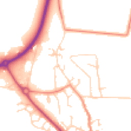 Daytime road noise heatmap for HU10 6BQ
