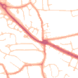 Daytime road noise heatmap for HU10 6BT
