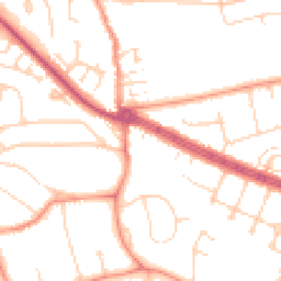 Daytime road noise heatmap for HU10 6BW