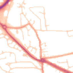 Daytime road noise heatmap for HU10 6BY