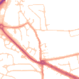 Daytime road noise heatmap for HU10 6BZ