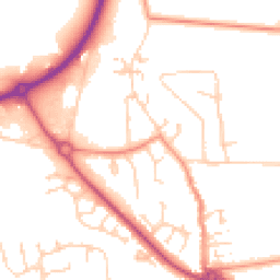 Daytime road noise heatmap for HU10 6DE