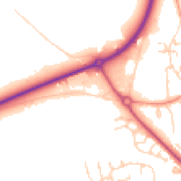 Daytime road noise heatmap for HU10 6DW