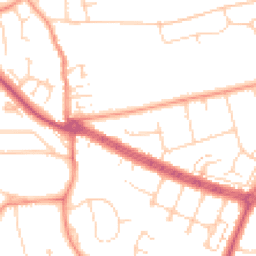 Daytime road noise heatmap for HU10 6FR