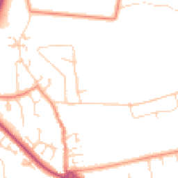 Daytime road noise heatmap for HU10 6HA