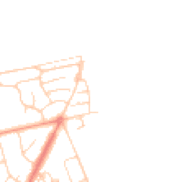 Daytime road noise heatmap for HU10 6JD