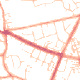 Daytime road noise heatmap for HU10 6JG