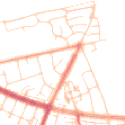 Daytime road noise heatmap for HU10 6LB