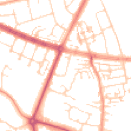 Daytime road noise heatmap for HU10 6LY