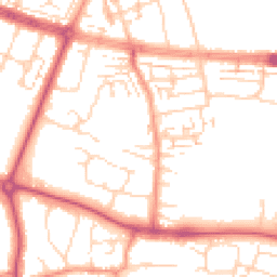 Daytime road noise heatmap for HU10 6NE